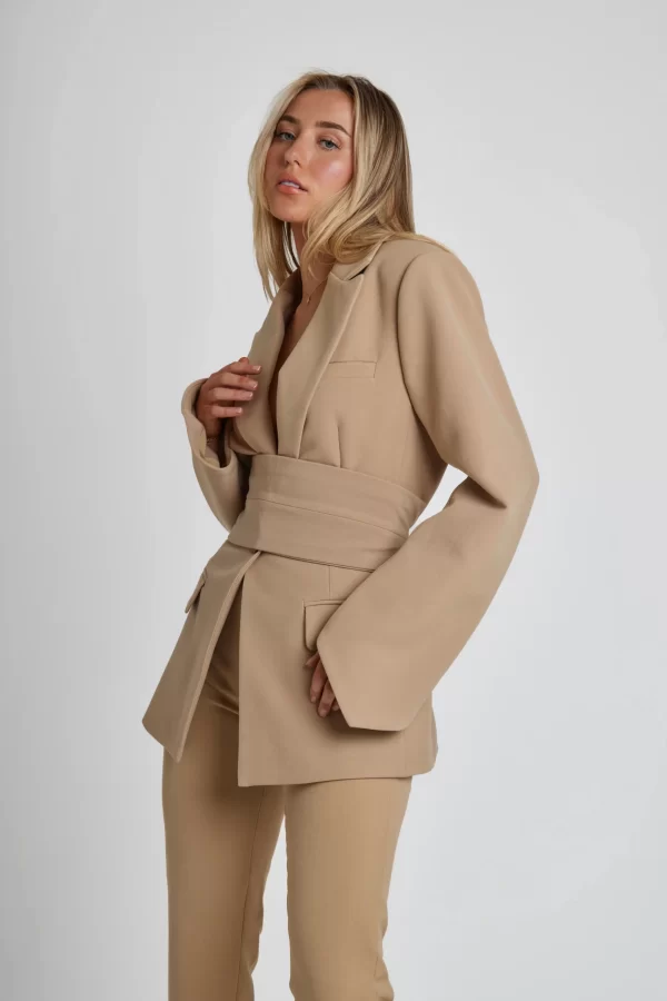 The Blazer With Additional Belts