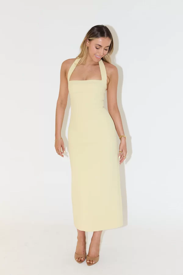 The Halter Neck Midi Dress - Image 5
