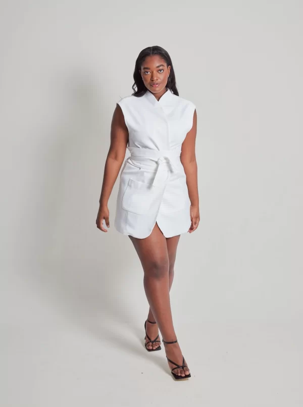 The Sleeveless Dress With Additional Belts - Image 5