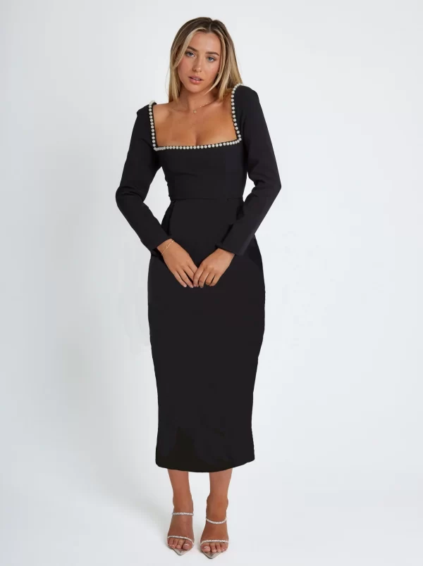 The Midi Pearl Dress