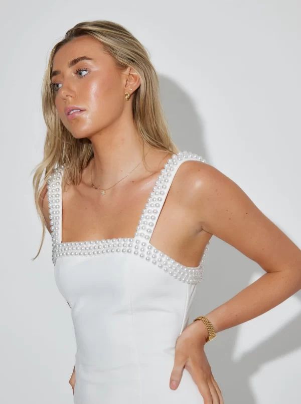 The Pearl Trim Midi Dress - Image 2