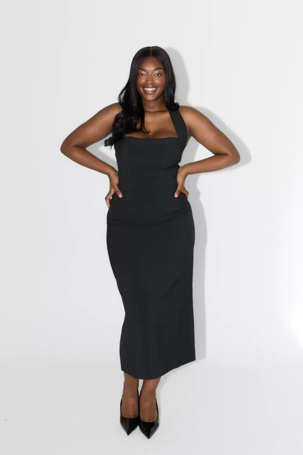 The Halter Neck Midi Dress - Image 2