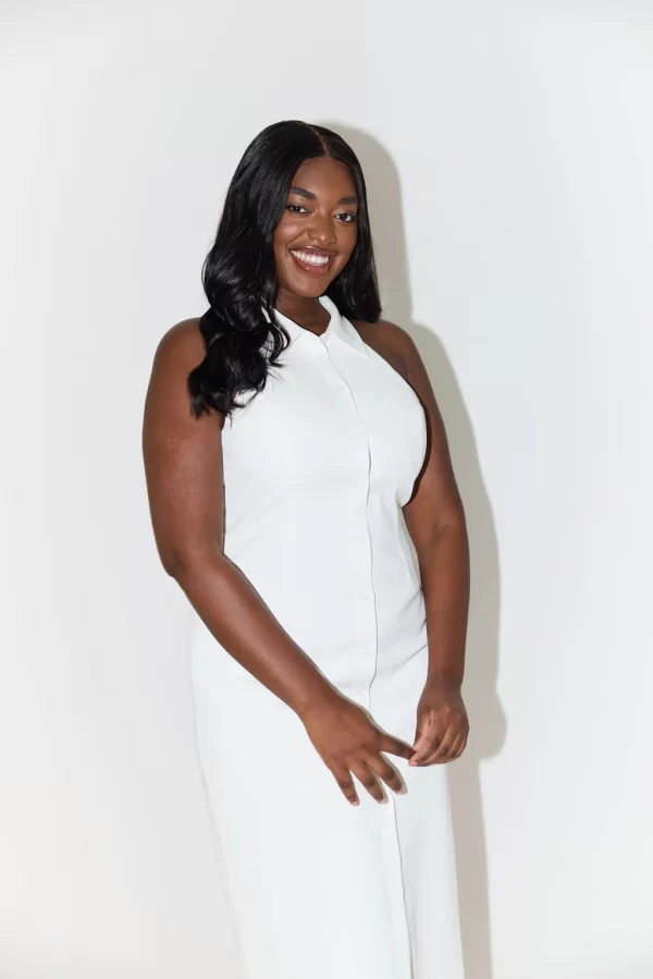 The Collar Maxi Dress - Image 4
