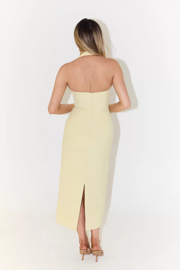 The Halter Neck Midi Dress - Image 3