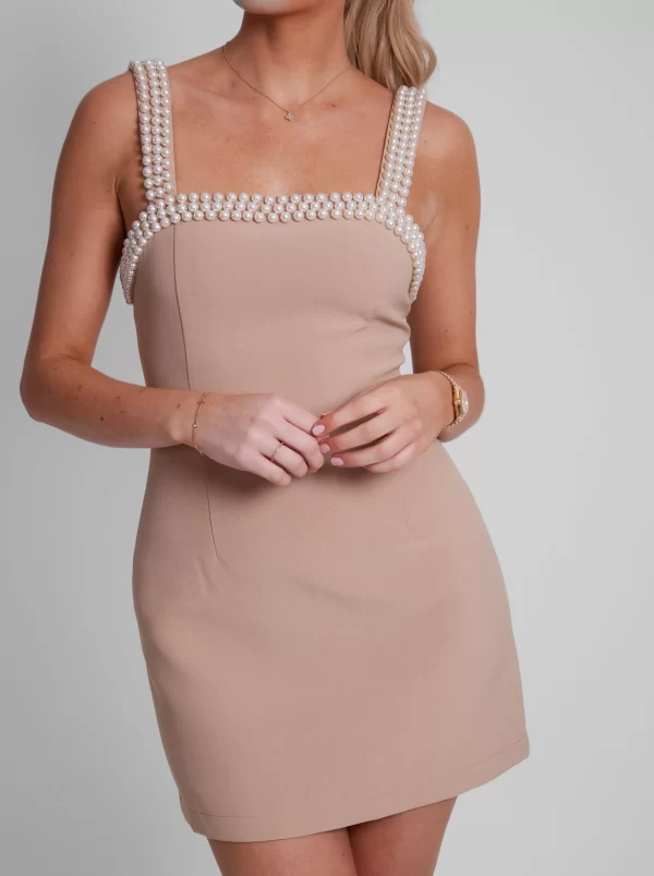 The Pearl Trim Mini Dress - Image 4