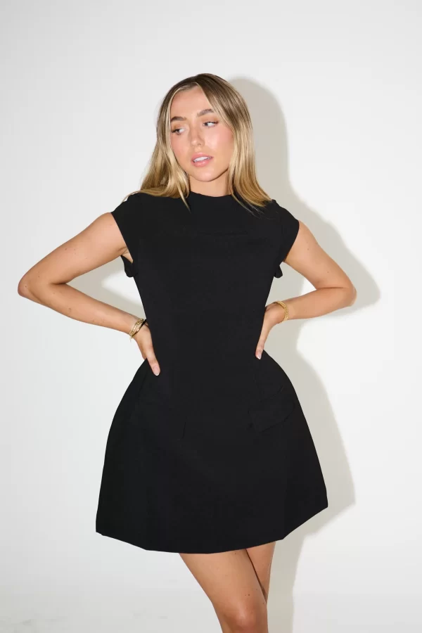 The Cap Sleeve Mini Dress