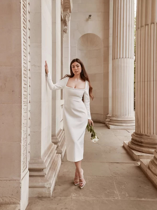 The Midi Pearl Dress - Image 5